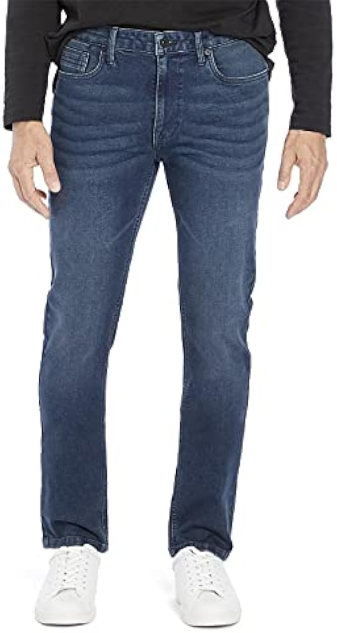 Kenneth Cole Mens Jeans Slim Fit and Athletic Fit - Mens Stretch Jeans - 5-Pocket Jeans for Men