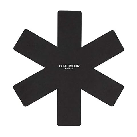 Blackmoor 67179 Anti-Scratch Pan Protectors/Pack of 5 / 38cm (15”) / Perfect for Saucepans, Frying Pans, Woks & Griddles / 100% Polyester/Trim Down to Size Cover