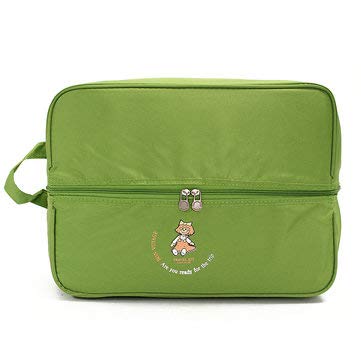 MASUNN Sac de rangement en nylon portatif de voyage sac pochette sac affaire bagages organisateur cosmétique - vert Cover