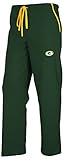 Fabrique Innovations NFL Unisex Team Logo Scrub Pant, Green Bay Packers, X-Large