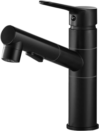 Robinet d'évier de bain extractible et rotatif pour un lavage ciblé