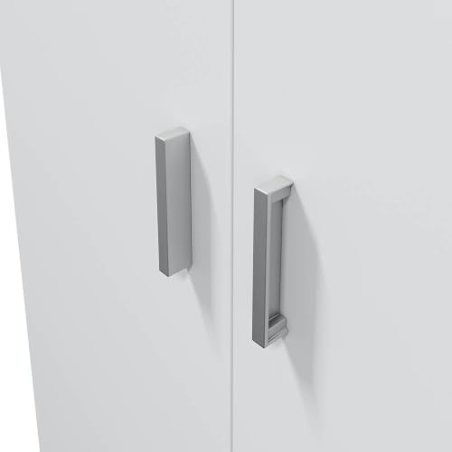 Armario multiusos blanco mate Habitdesign de 180x73x37 cm 8