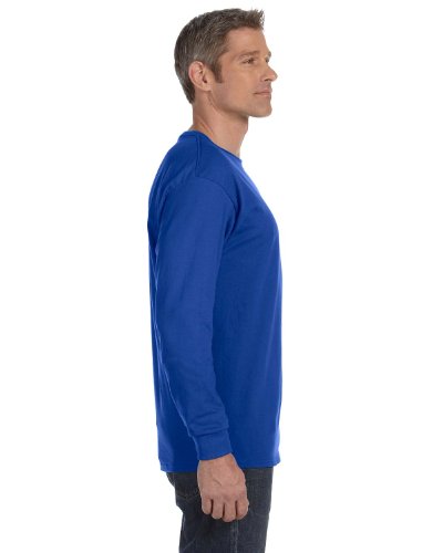 Image of Hanes Mens 6.1 oz. Tagless ComfortSoft Long-Sleeve T-Shirt (5586)