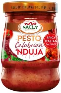 SACLA' Sacla Nduja Pesto, 90 g (Pack of 1)