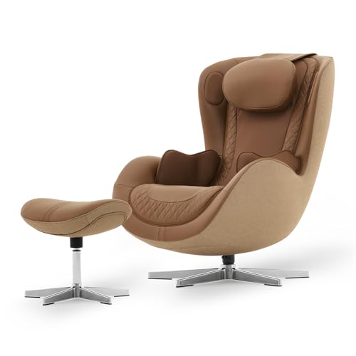 Nouhaus NOU Campo Heated Massage Chair,Full Body Massaging Zero-Gravity Leisure Recliner with Low-Noise 3D Massage and Dual Sound Systems Modern Massa