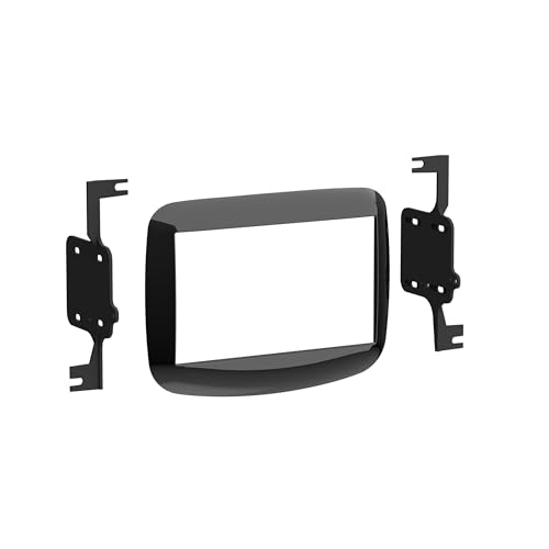 Metra 95-6517HG Dodge Dart Double DIN Mounting Kit (Black)