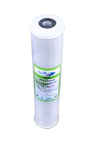 Image of IONIX Carbon Block Filter for Duo Tank Water Filtration, Dual Filter, Sediment, Scaling & Hard Water Treatment (Pack of 1)