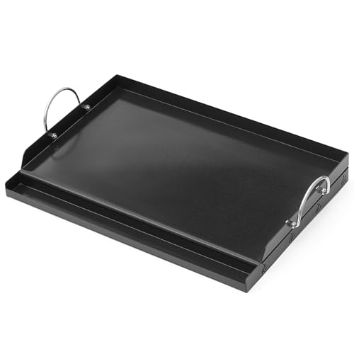Onlyfire Universal BBQ Griddle with Handles for Most Grills, Ceramic Coated Non-stick Flat Top...