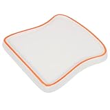 Plateau de repas pour petit-déjeuner - style plat, conçu en forme de pain grillé, léger et facile à utiliser, plateau de repas quotidien