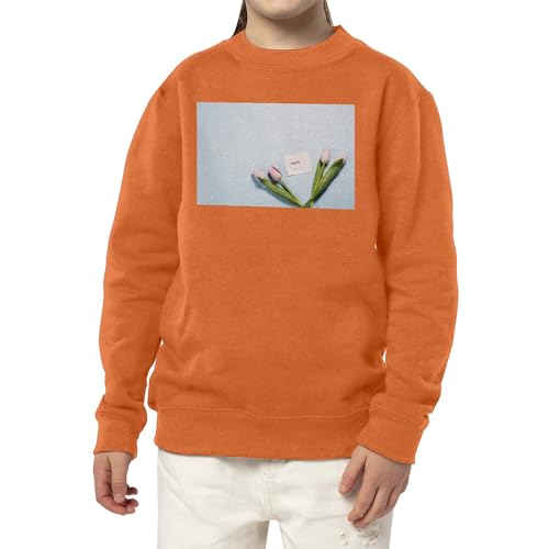 Sweat Tulipes Maman pour enfant en coton doux confortable
