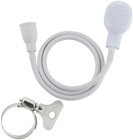 2m/6.56ft Portable Sink Hose Tap Shower Attachment Spray Sink Rubber ...