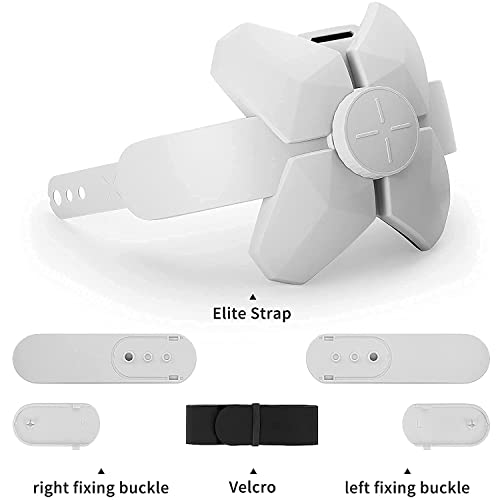 Image of Careflection || Adjustable Head Strap Compatible for Oculus Quest 2 Elite Strap with Cushion, Comfort Foam Pad, Design Balance Weight, Reduce Pressure