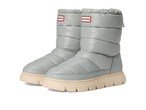 Hunter Women's Maribels Rain Boot, Light Grey, 9
