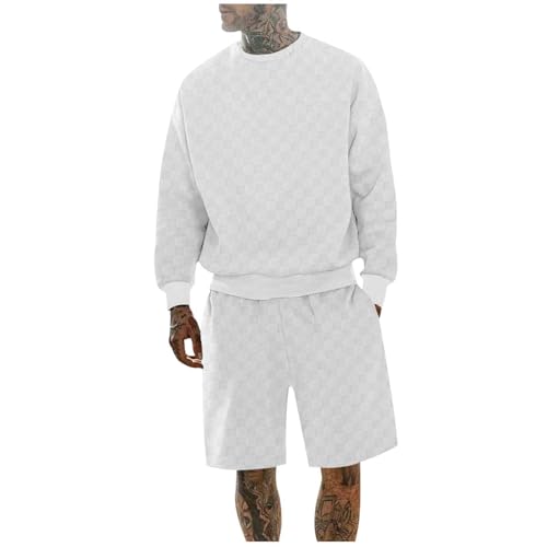 Ensemble homme été de style décontracté blanc pour vos terrasses et loisirs
