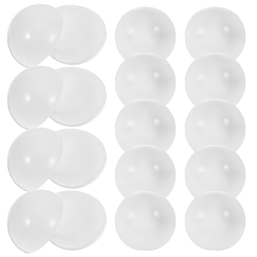 30pcs Openable Balls, 1.57 Inch Reusable Raffle Balls, Empty White Pvc Balls for Party, Event, and Game Decor