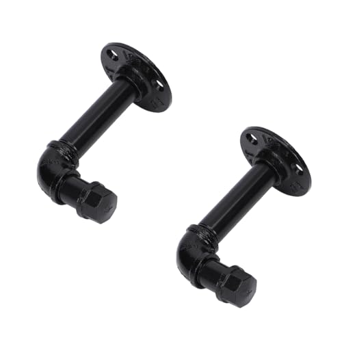 DECHOUS 2Pcs Wall Mounted Iron Wine Holder Industrial Style Retro Wine Rack for Home Bar Restaurant Decor and Stylish Red Wine Display Hook