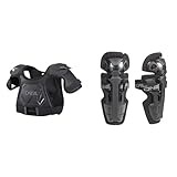 O’NEAL | Brustprotektor | Kinder | Motocross Enduro & Pro II RL Knieschoner für Kinder, schwarz, Einheitsgröße