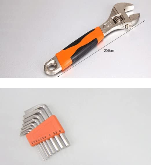 Kit de herramientas combinado para reparación de autos miniatura 7
