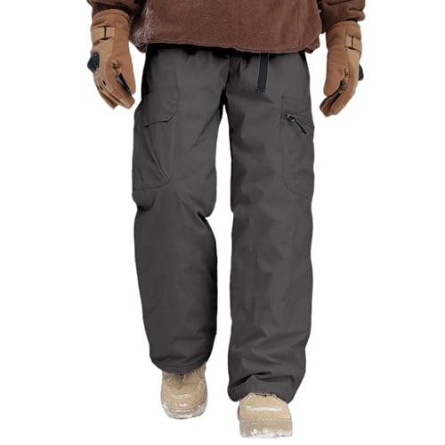 Pantalones Casuales para Todo Tipo de Clima, Ideales para Senderismo, Trabajo y Actividades al Aire Libre como esquí. Resistentes al Agua, cálidos, de Corte Holgado y cómodos.