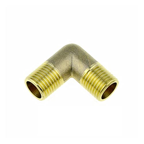 XINHUIPART Joint de Tuyau d'arrosage Raccord de Tuyau en Laiton coude en T 2 Voies 3 Voies 1/8 1/4 3/8 1/2 3/4 Femelle Filetage mâle cuivre Eau gaz Huile Tube Adaptateur coupleur connecteur