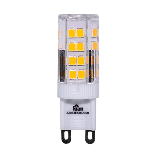 Kian - Lâmpada Led Cápsula G9 3W 2700K Branca Quente 220V Bulbo Claro