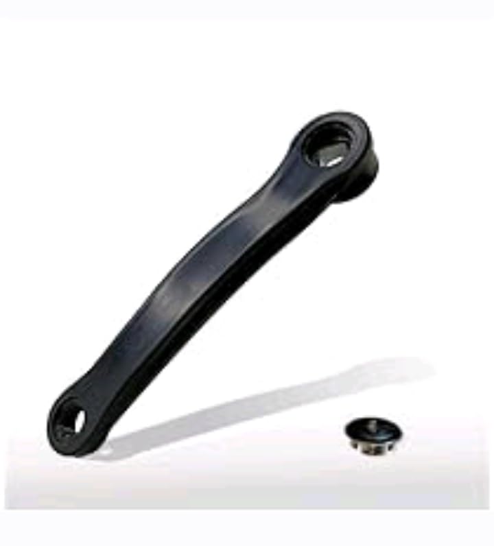 Bicycle Left Crank Arm, 170mm Length, Black Aluminium Alloy, Square Hole Design-picture-16