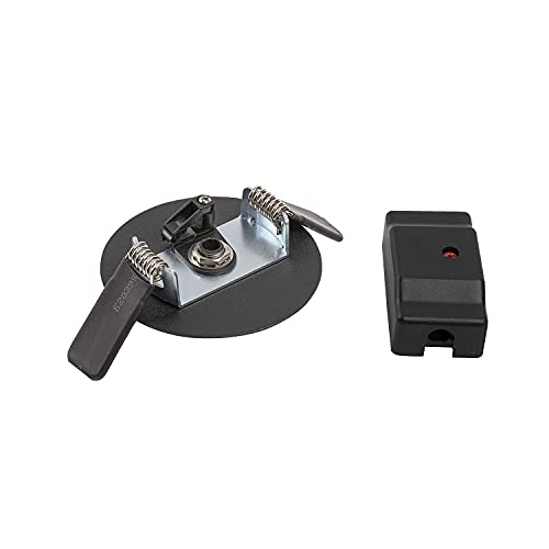 SLV mechanische Komponente FITU/Zubehör für Einbau-Leuchte, Strahler/Einbaurosette schwarz Stahl