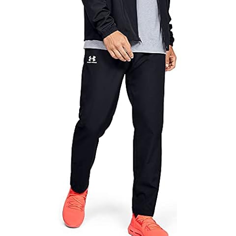 Under Armour Men's Woven Vital Workout Pants , Black (001)/Onyx White, Large Cover