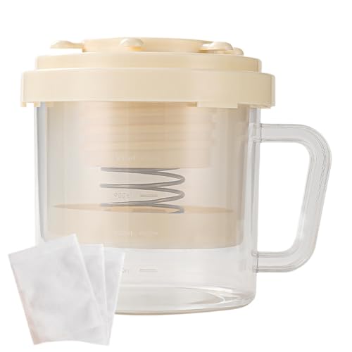 Cultivador de yogur, fabricantes de yogur | Cultivador de yogur con tapa - Kit para la preparación de de queso y amigos de amigos de la familia cocina refina