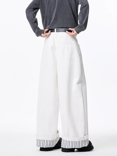 Men's Summer Jeans American Straight Loose Long Pants4