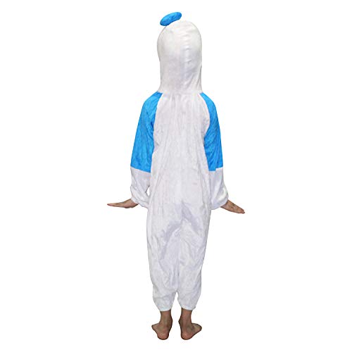 Image of Kaku Fancy Dresses Duck Cartoon Costume -Blue & White, 5-6 Years, For Boys & Girls