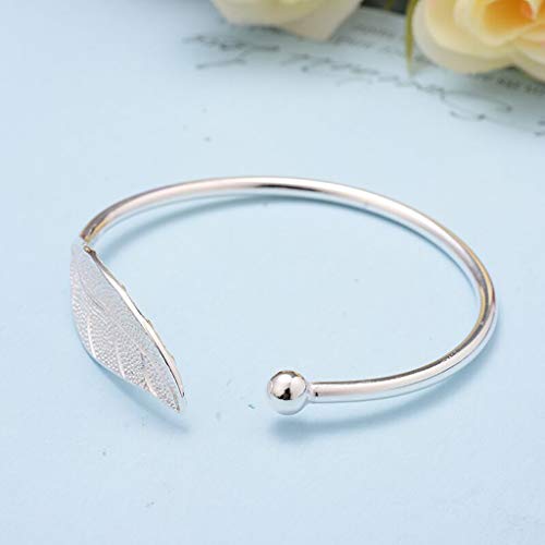 Sterling Silver Bracelet For Women Simple Open Bracelets Jewelry Bangle Bracelets Birthday Gifts3