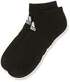 Hoher Tragekomfort adidas Socken 3 Paar Cush Low No Show, Black/Black/Black, L, DZ9385