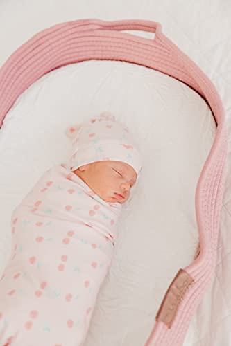 Image of Copper Pearl Swaddle Blankets for Newborns | Soft Stretchy Receiving Blankets for Boys and Girls | Large 46 x 46 Inch Baby Blankets | Lightweight and Breathable Swaddles | Cheery