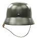 German WWII M35 Steel Helmet- Stahlhelm 35 WW2 M1935- Extra Large Shell- Size 70