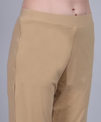 Image of Women's Cotton Light Weight Comfortable, Stretchable, Breathable & Soft Pant Style Jeggings