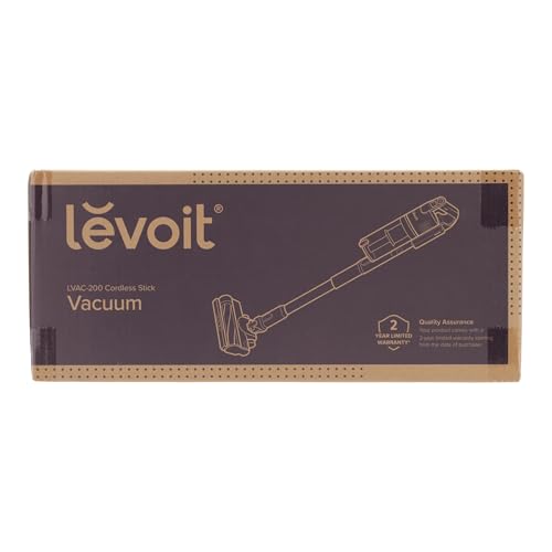 Levoit - Akku Staubsauger - Laufzeit für 75㎡ - Staubsauger Kabellos - 4-in-1 Vacuum Cleaner - 99,9 Prozent Filterleistung - Anti Tangle -Für Tierhaare/Teppiche/Hartböden/Auto - LVAC-200