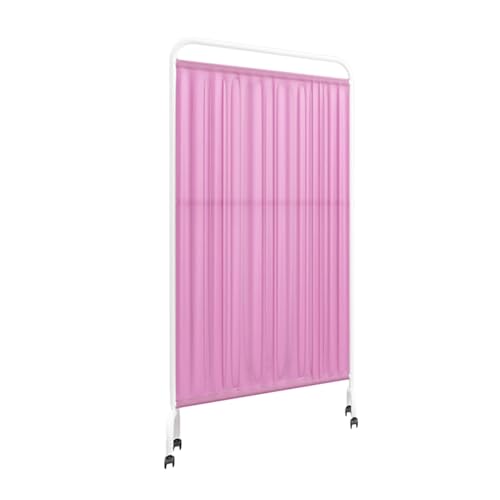 高さ6フィートのプライバシースクリーン、病院用間仕切り、キャスター付き、折りたたみ式クリニック用垂直ドアパーティション、自由に取り付け可能、組み立て簡単(Color 5,1-panel)