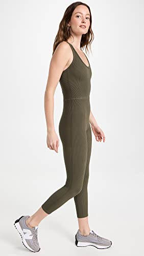 Fp Movement By Free People Women's Free Throw Onesie Solid, Dark Olive, Green, M #TOP3