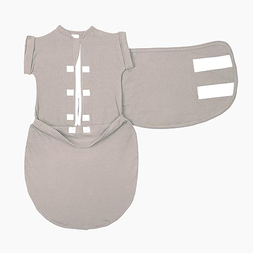 Image of embe 2-Way Transition Swaddle, 12-18 lbs, Arms & Legs In Or Out, Warm Up & Cool Down 100% Cotton, 3-6 Months