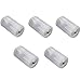 5PCS 2 AA to D Battery Converter Adapter Holder, Battery Conversion Box Batteries Case Switcher Transparent Parallel Battery Storage Cases