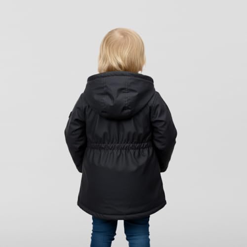 Image of Hunter Clothes Girls - Plush Lined Waterproof Rain Jacket with Hood | Lightweight Windbreaker Coat for Girls Sizes (2T-12)