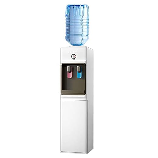 GOVITA - Dispenser Acqua Fredda e Acqua Calda Distributore Acqua Colonnina Da Terra Erogatore Di Acqua Water Dispenser Boccioni di acqua.