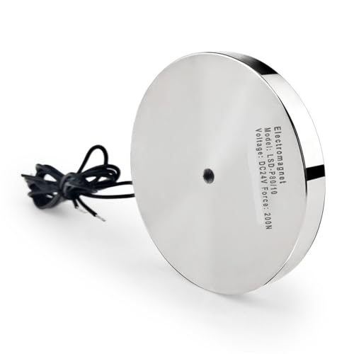 Cylindre électromagnétique solénoïde ventouse DC 12V 24V 20KG LSD-P80/10 - 2