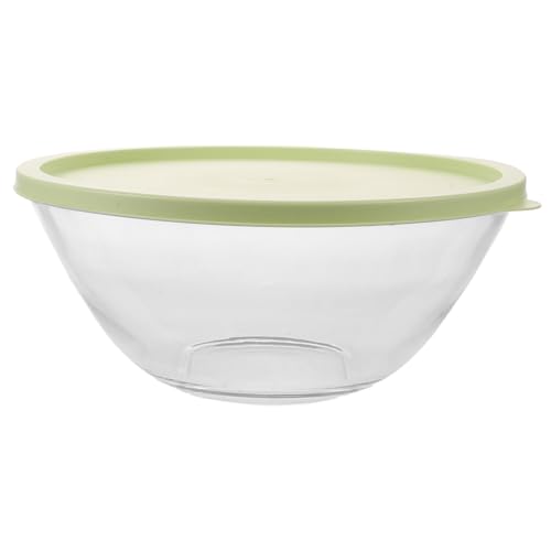 Tazón de vidrio con tapa transparente 4.7Qt miniatura 1