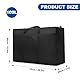 2 Stück 100L Super Groß Aufbewahrungstasche, 600D Oxford Heavy-Duty Umzugstaschen mit Reißverschlüssen Handgriff, Wasserdichte Aufbewahrungstasche Tasche für Bettdecken Bettzeug and Kissen (100L)