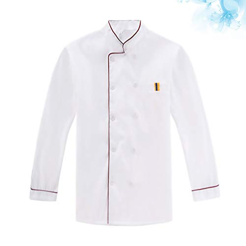 Cabilock Giacca da Cuoco Cucina Manica Lunga