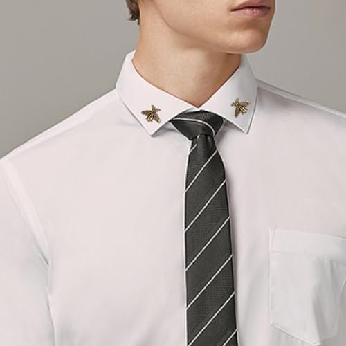 20 Pack Retro Bee Brooches Pins Set Cute Vintage Animal Lapel Pin Brooch Badges Funny Jewelry Suit Brooches Accessories for Women Men Gold Silver4