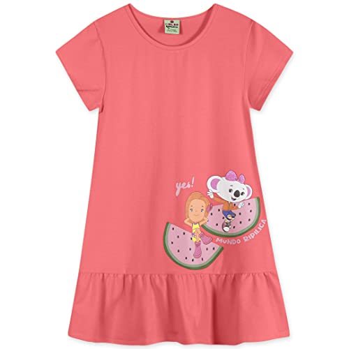 Vestido Watermelon, Mundo Ripilica, Meninas, Salmão, 4