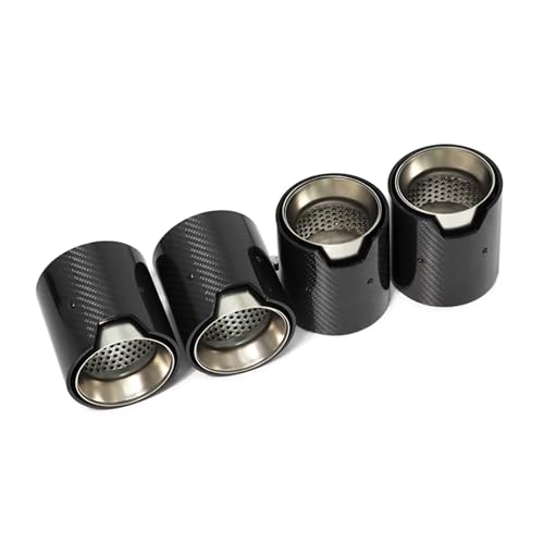Tuyau d'échappement BMW F80 F82 F87 F83 carbone mat 4 pièces